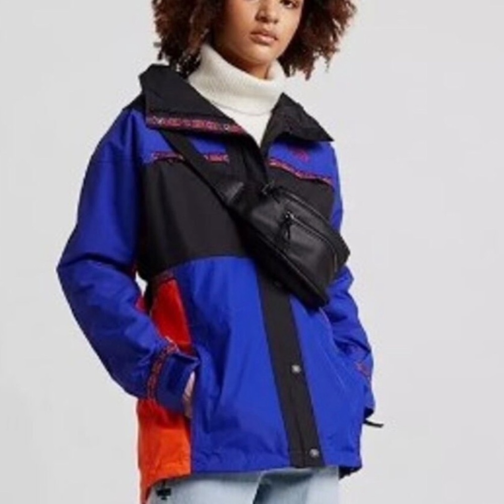 The North Face Blue and Orange Ski Jacket